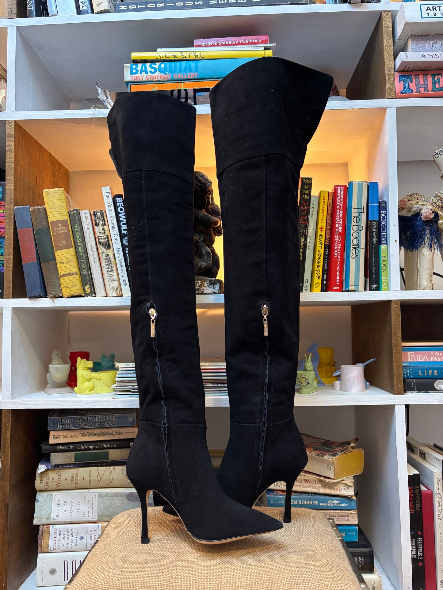 Larroude Suede Over The Knee Boots 6