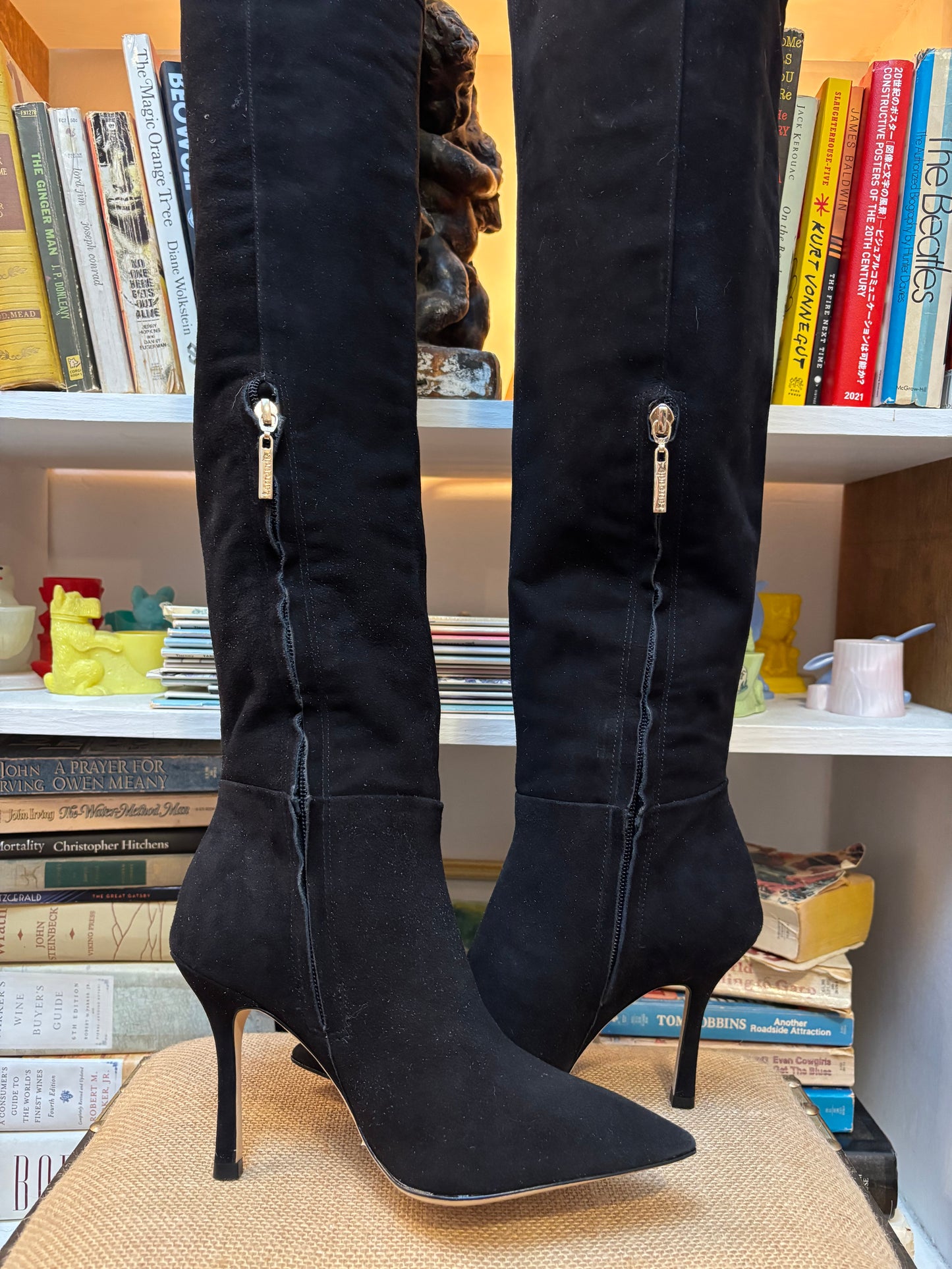 Larroude Suede Over The Knee Boots 6