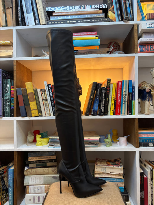Le Silla Leather Over The Knee Boots 36