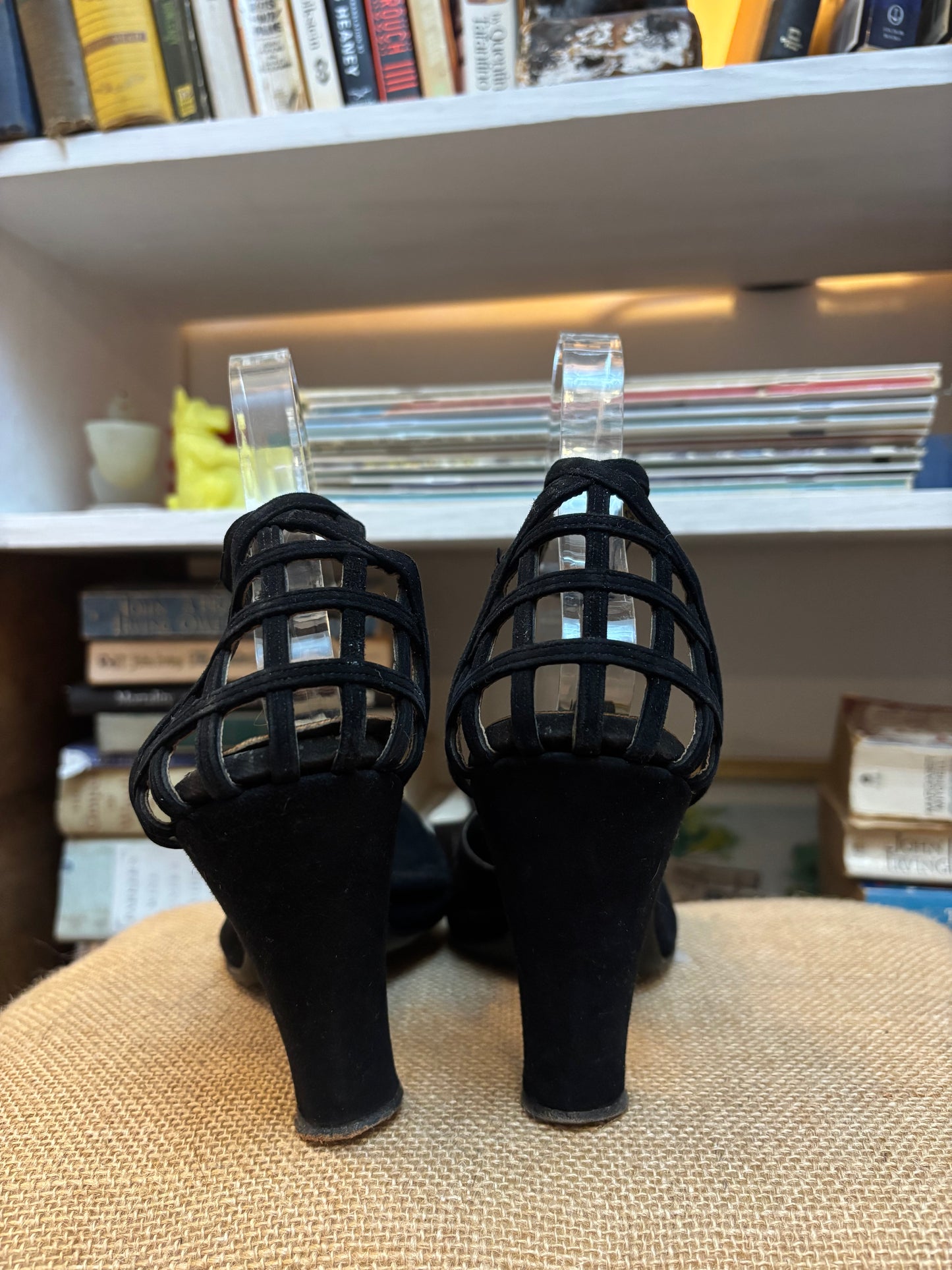 1940's Suede Pumps 8.5