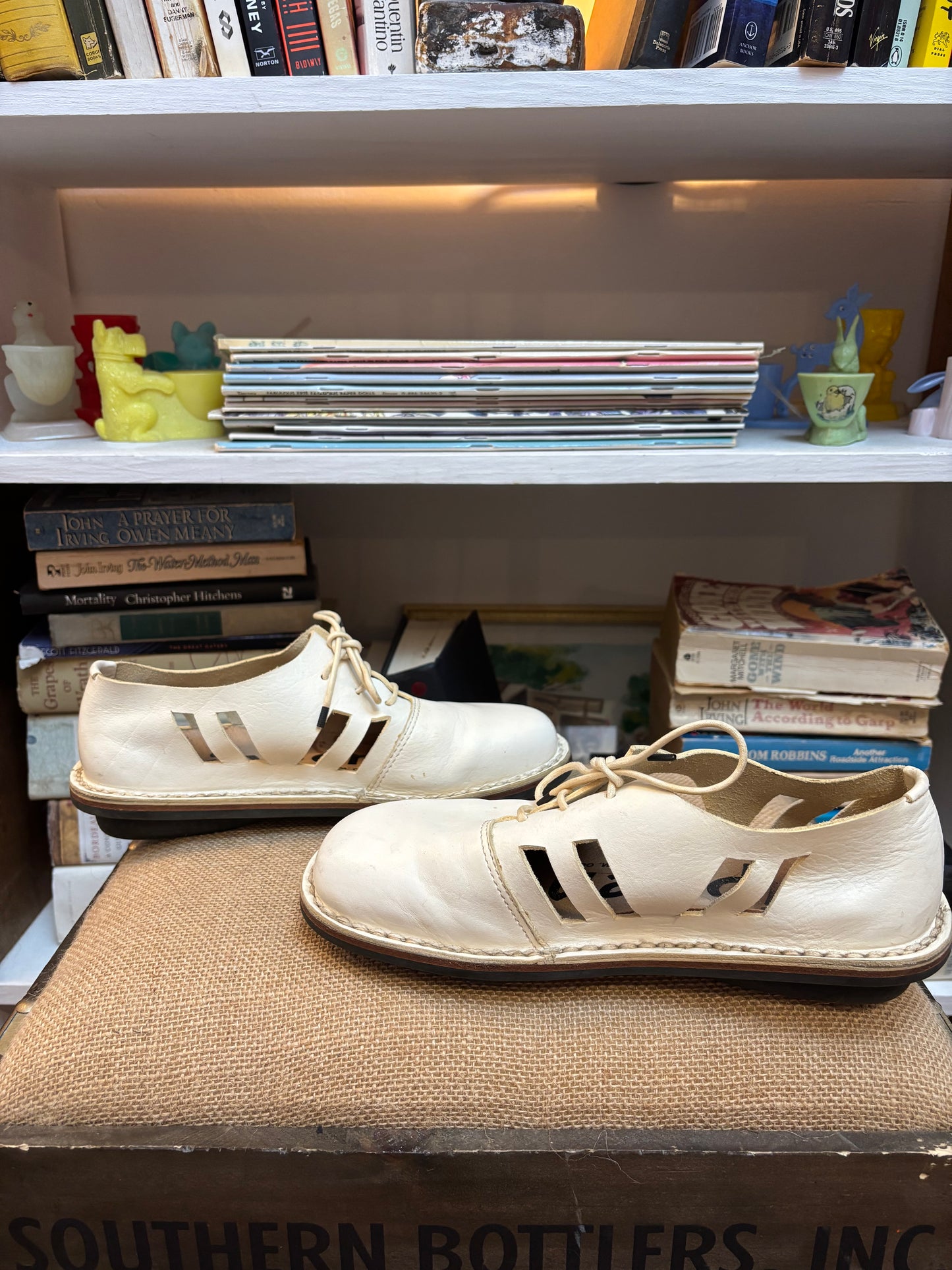 Trippen White Cutout Shoes 36