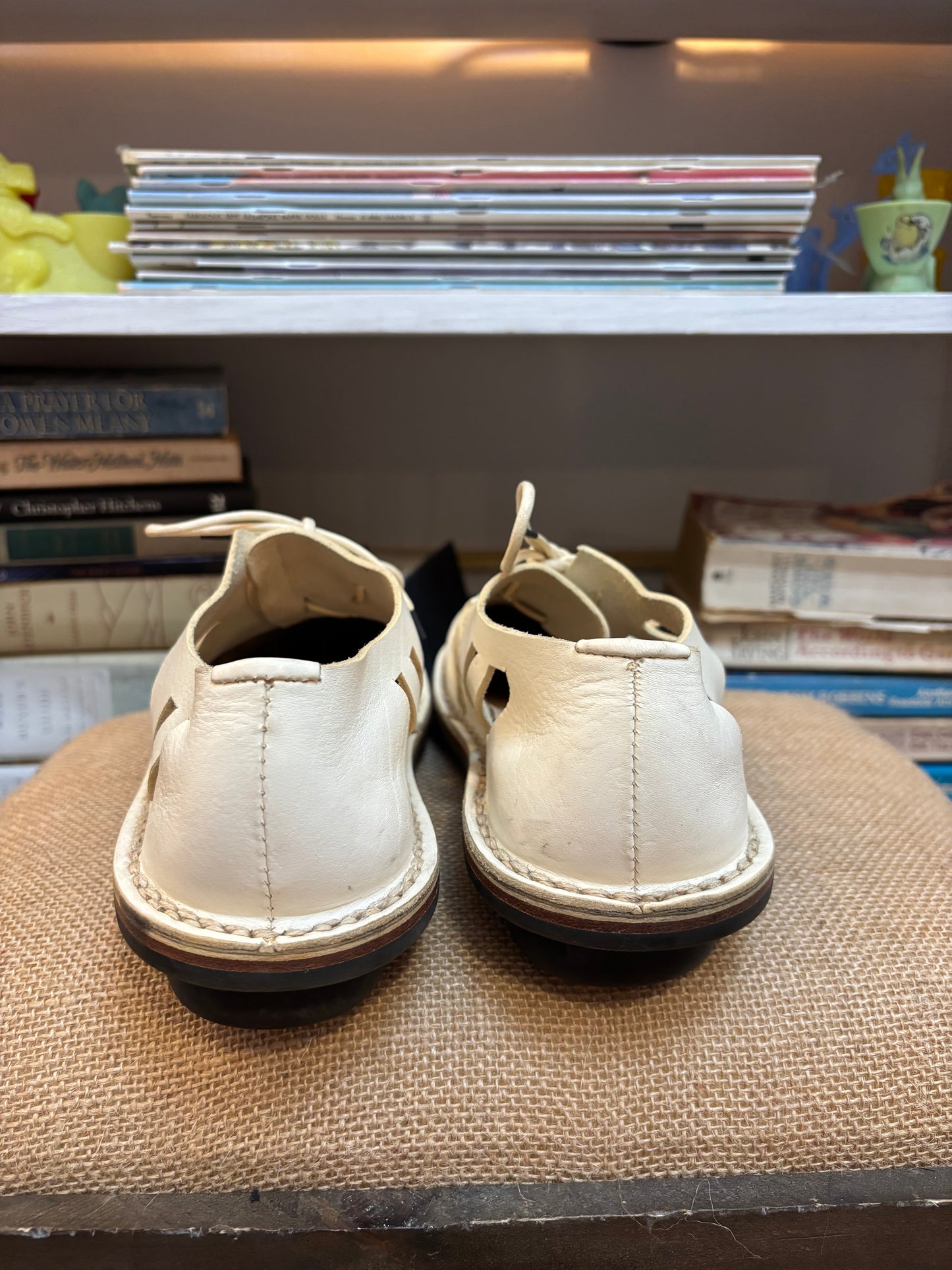 Trippen White Cutout Shoes 36