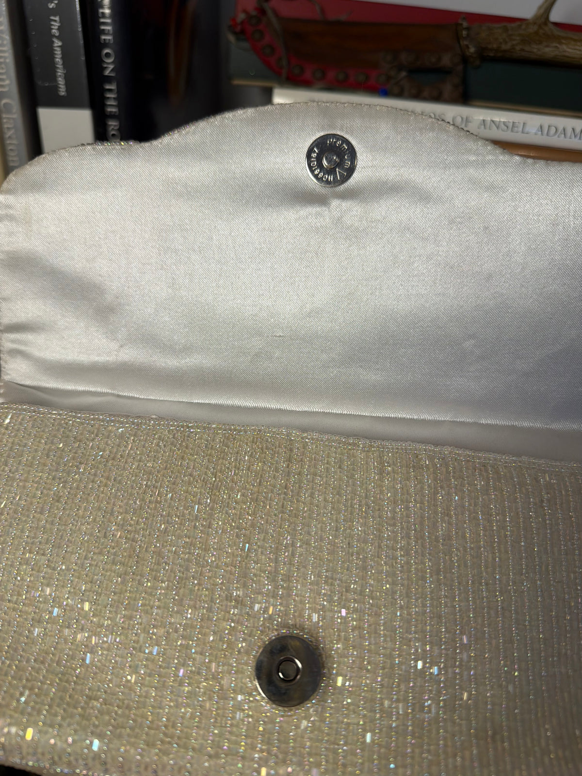 Scheilan Firenze Vintage Beaded Evening Clutch