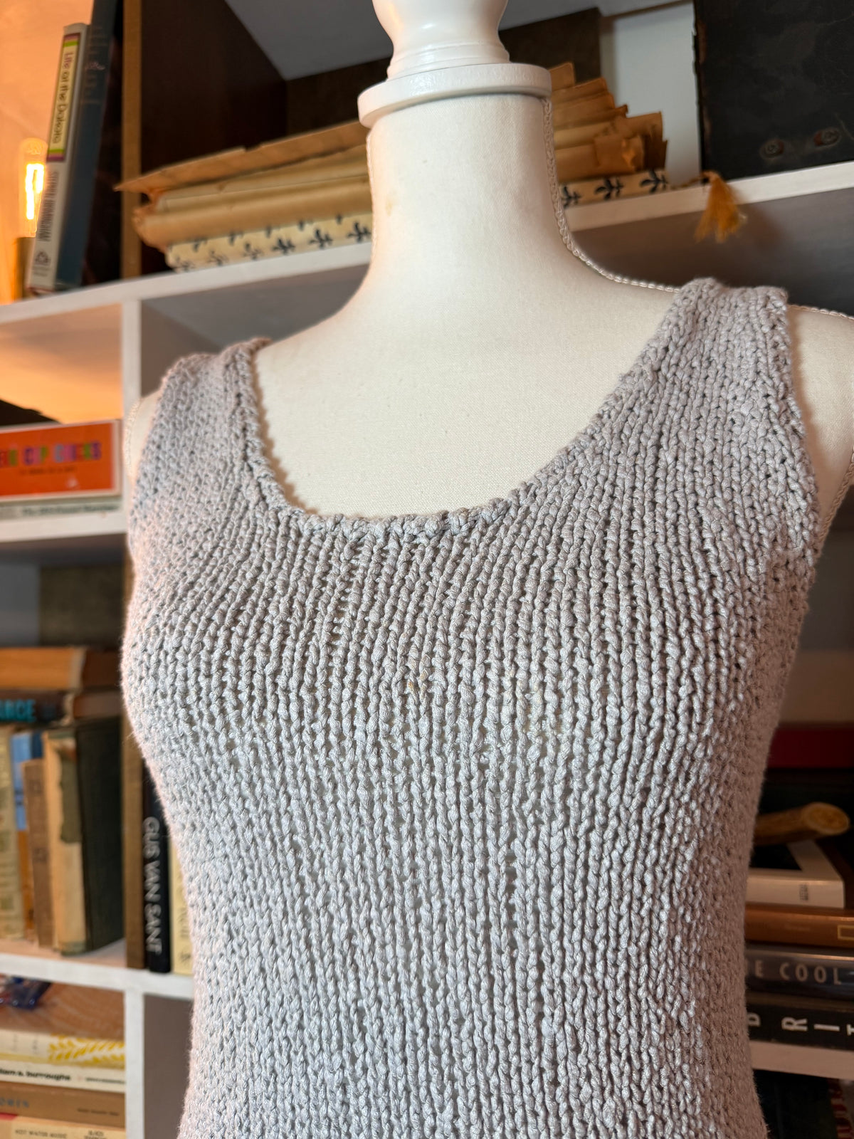 Giorgio Armani Chunky Knit Tank Top