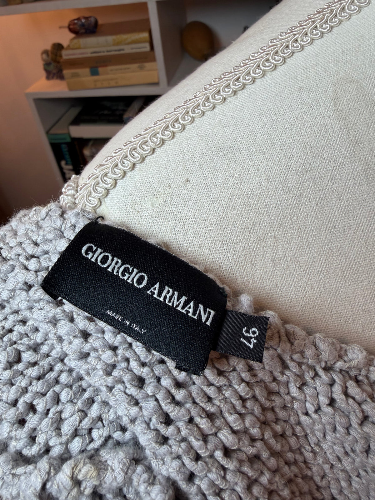Giorgio Armani Chunky Knit Tank Top