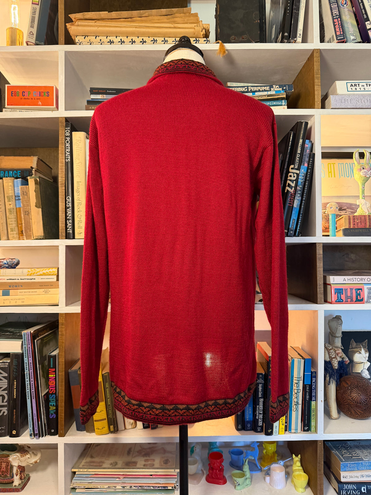 Alpaca Quarter-Zip Sweater
