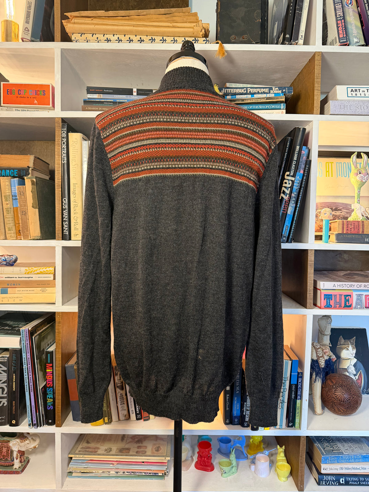 Alpaca Quarter-Zip Sweater