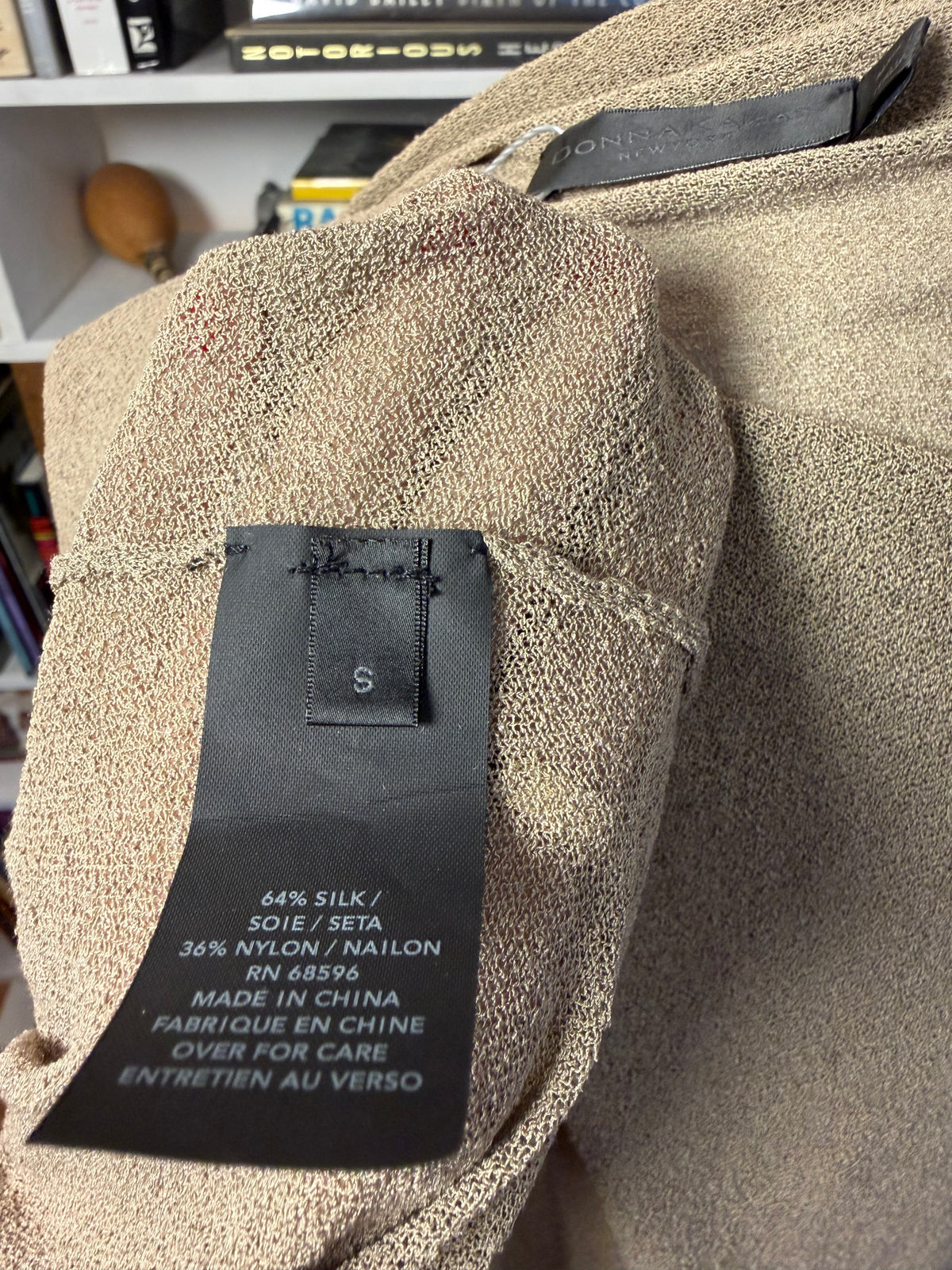 Donna Karan Open Cardigan