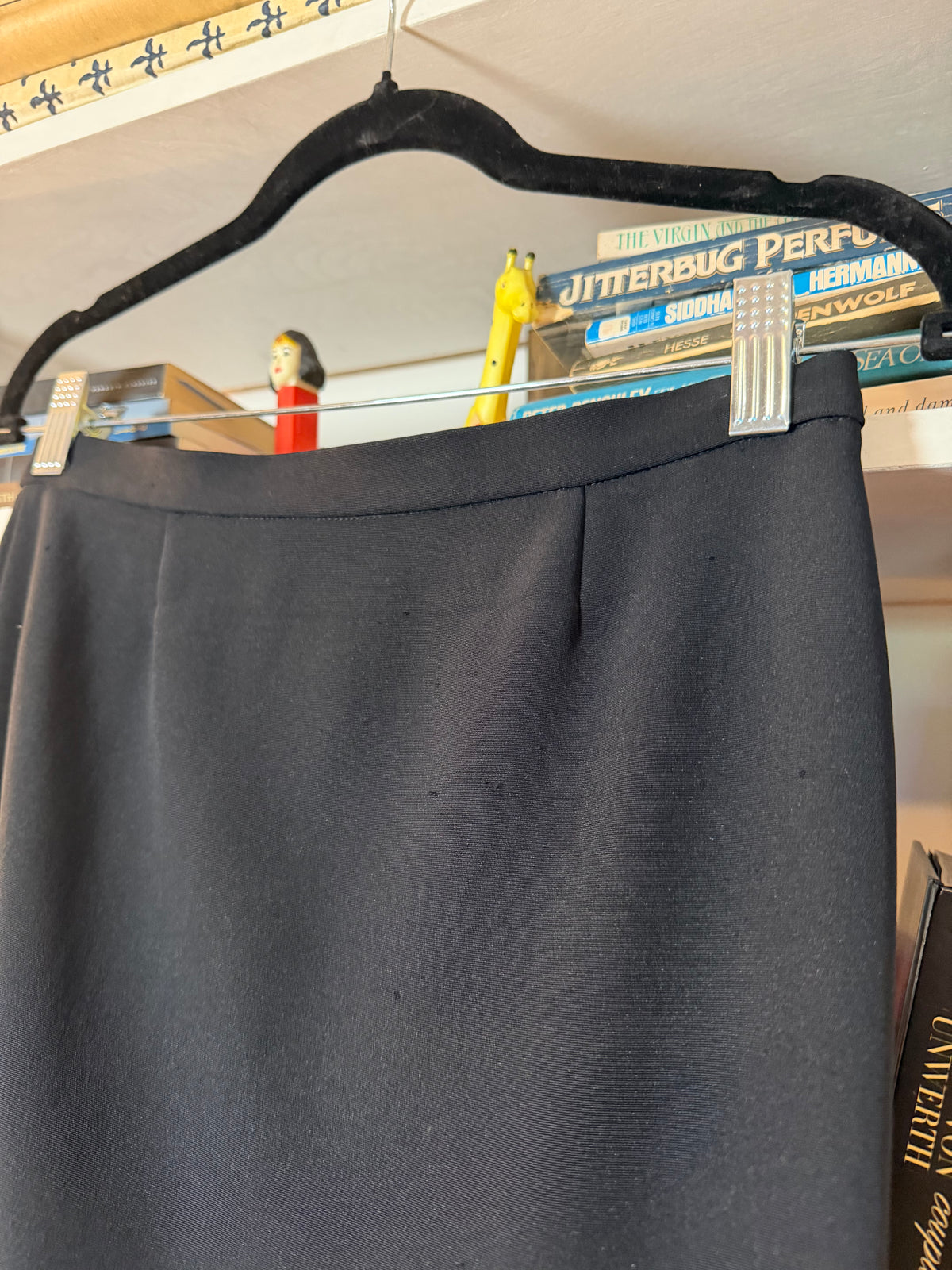 D&G Dolce & Gabbana Black Pencil Skirt
