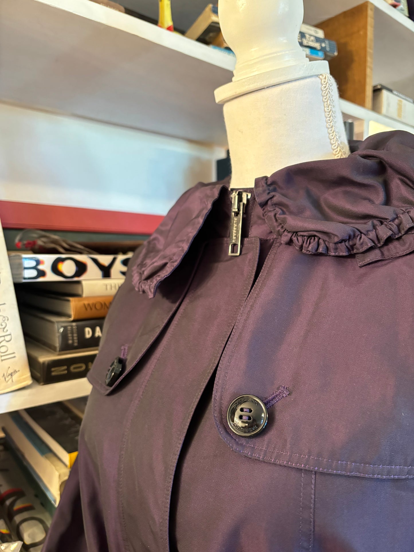 Burberry London Purple Trench