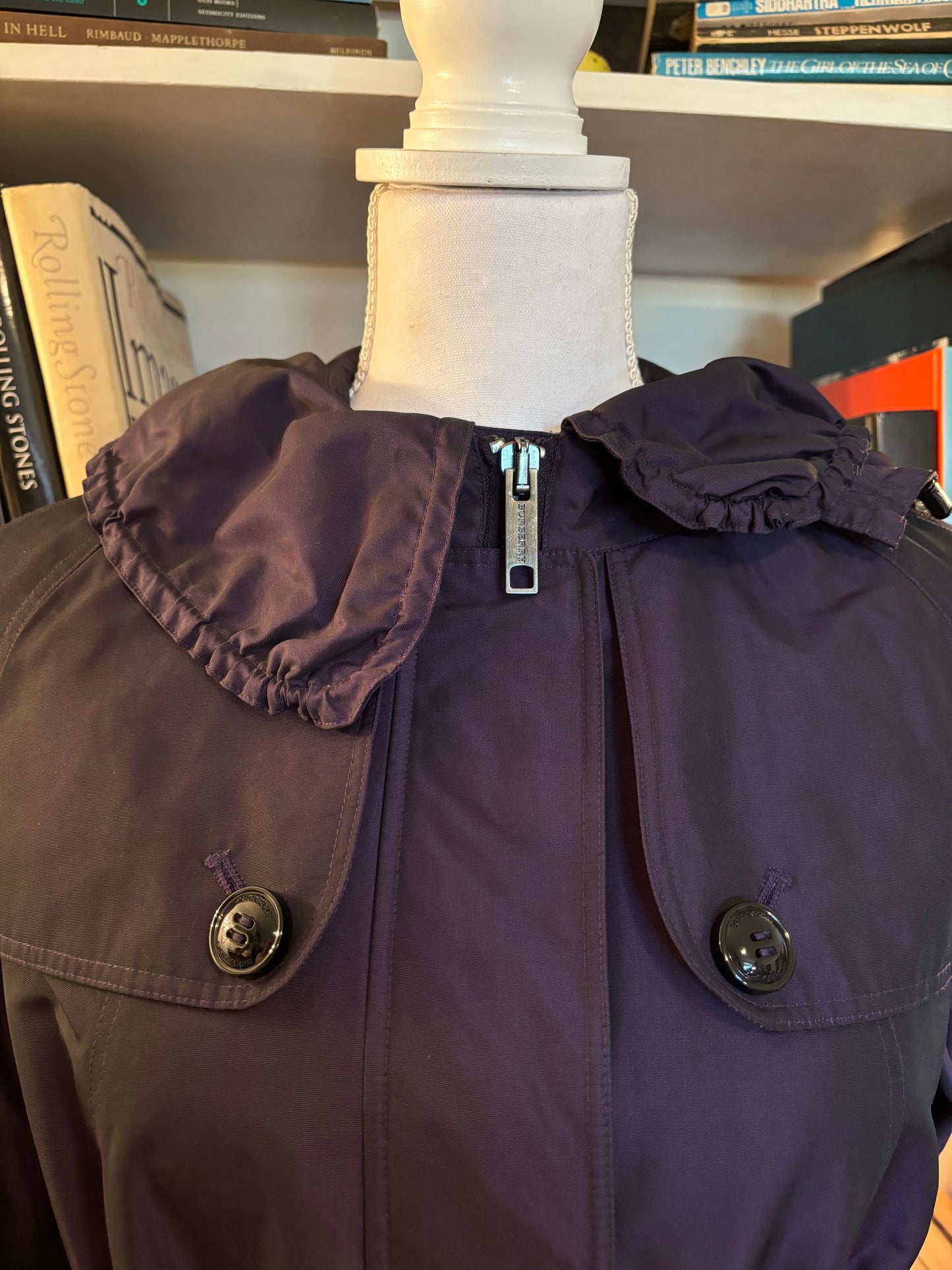 Burberry London Purple Trench
