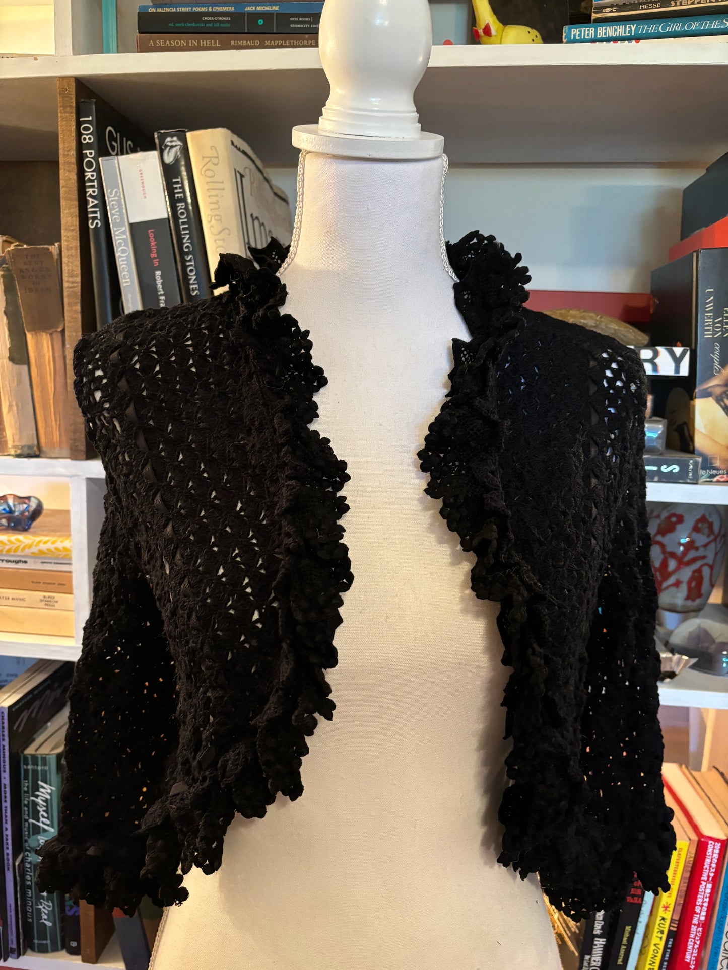Oscar De La Renta Open Front Sweater