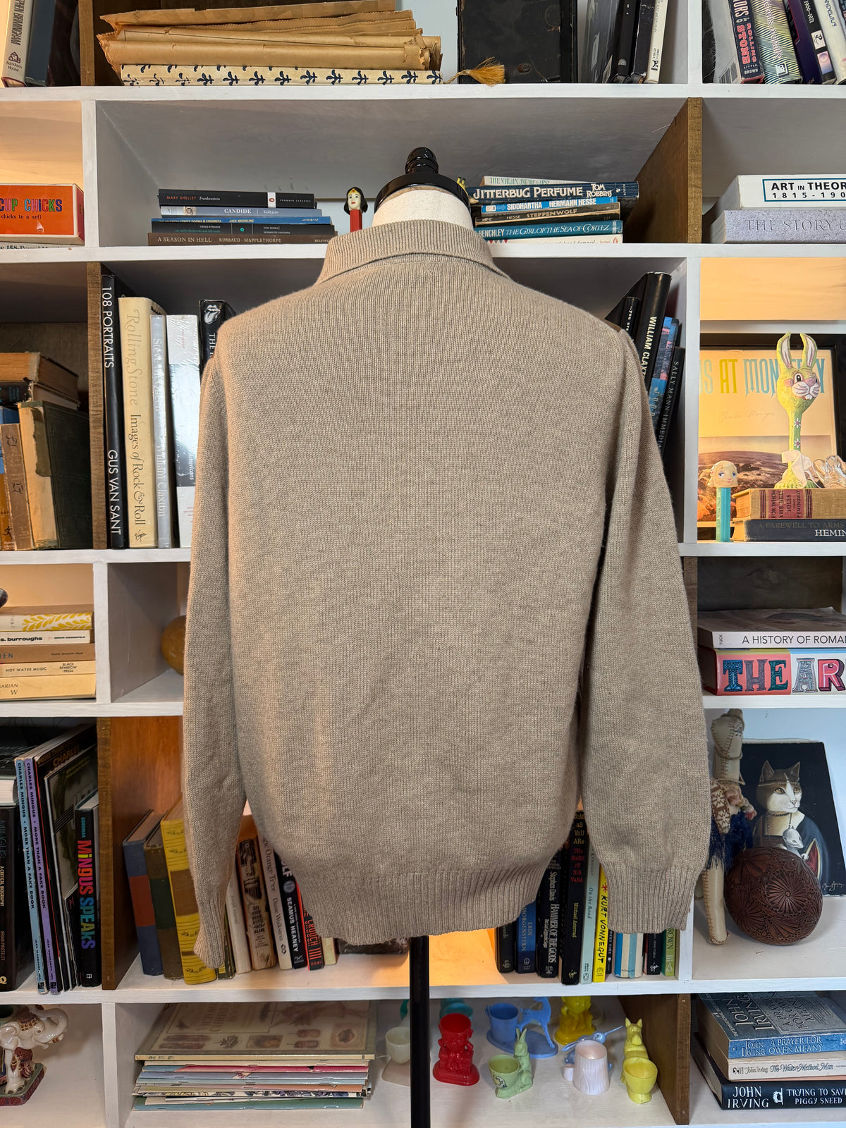 Bullock & Jones Suede Paneled Sweater