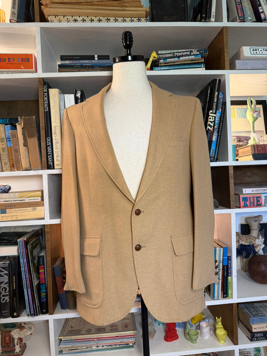 Wallach's Camel Hair Tailored Jacket