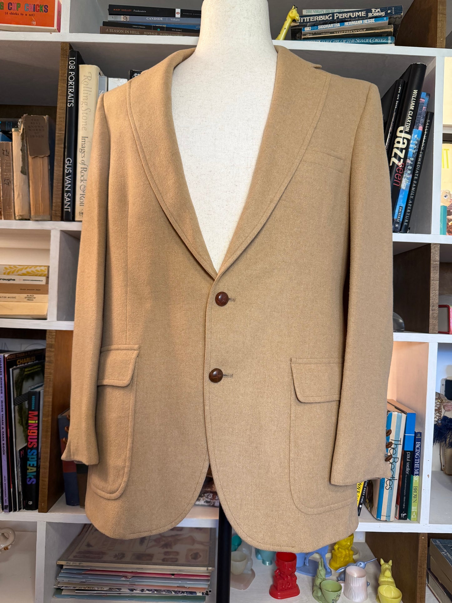 Wallach's Camel Hair Tailored Jacket