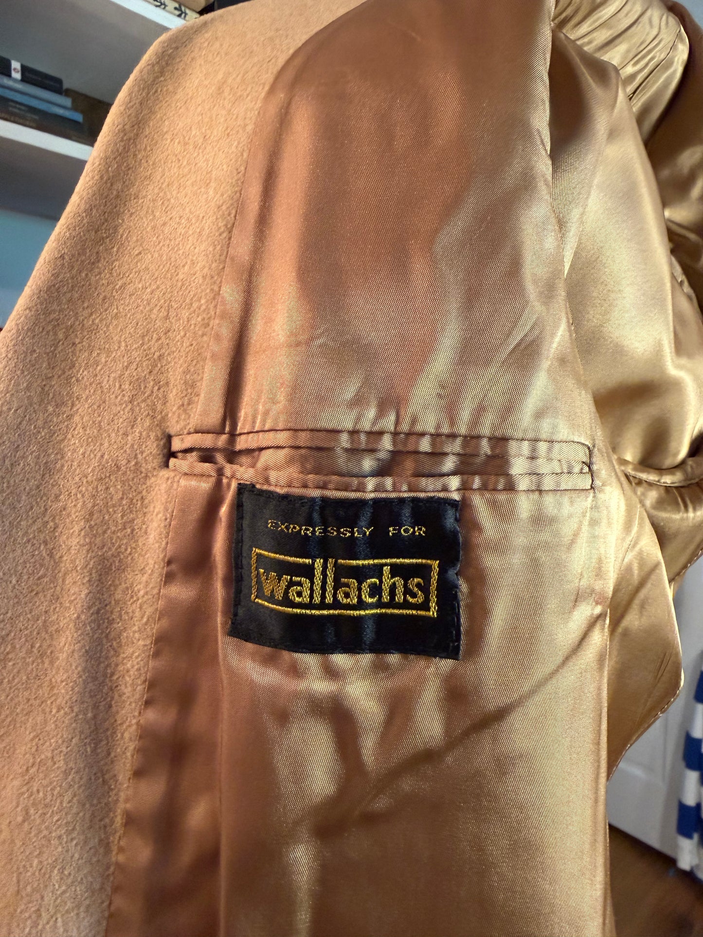 Wallach's Camel Hair Tailored Jacket