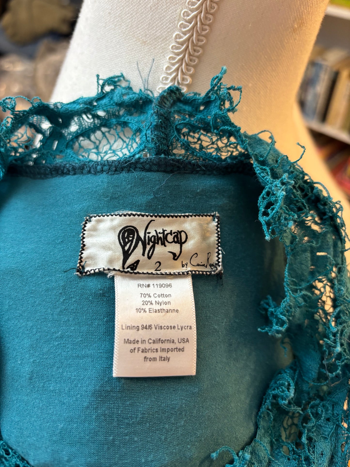 Nightcap Teal Lace Dress