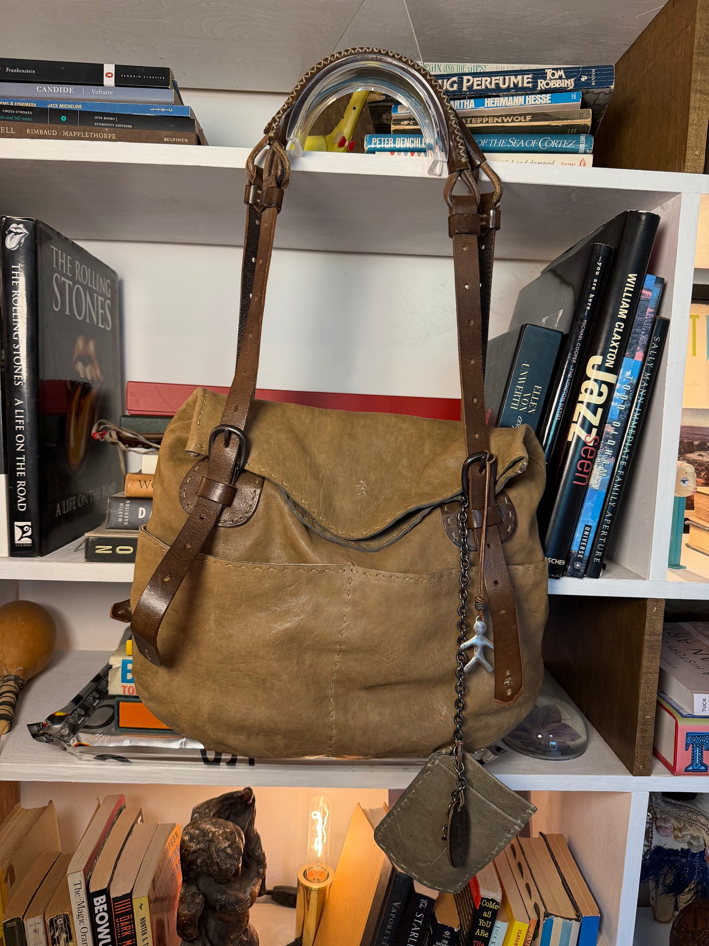 Henry Beguelin Leather Flap Bag