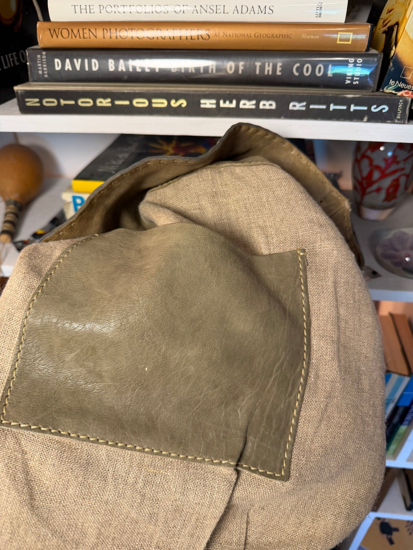 Henry Beguelin Leather Flap Bag