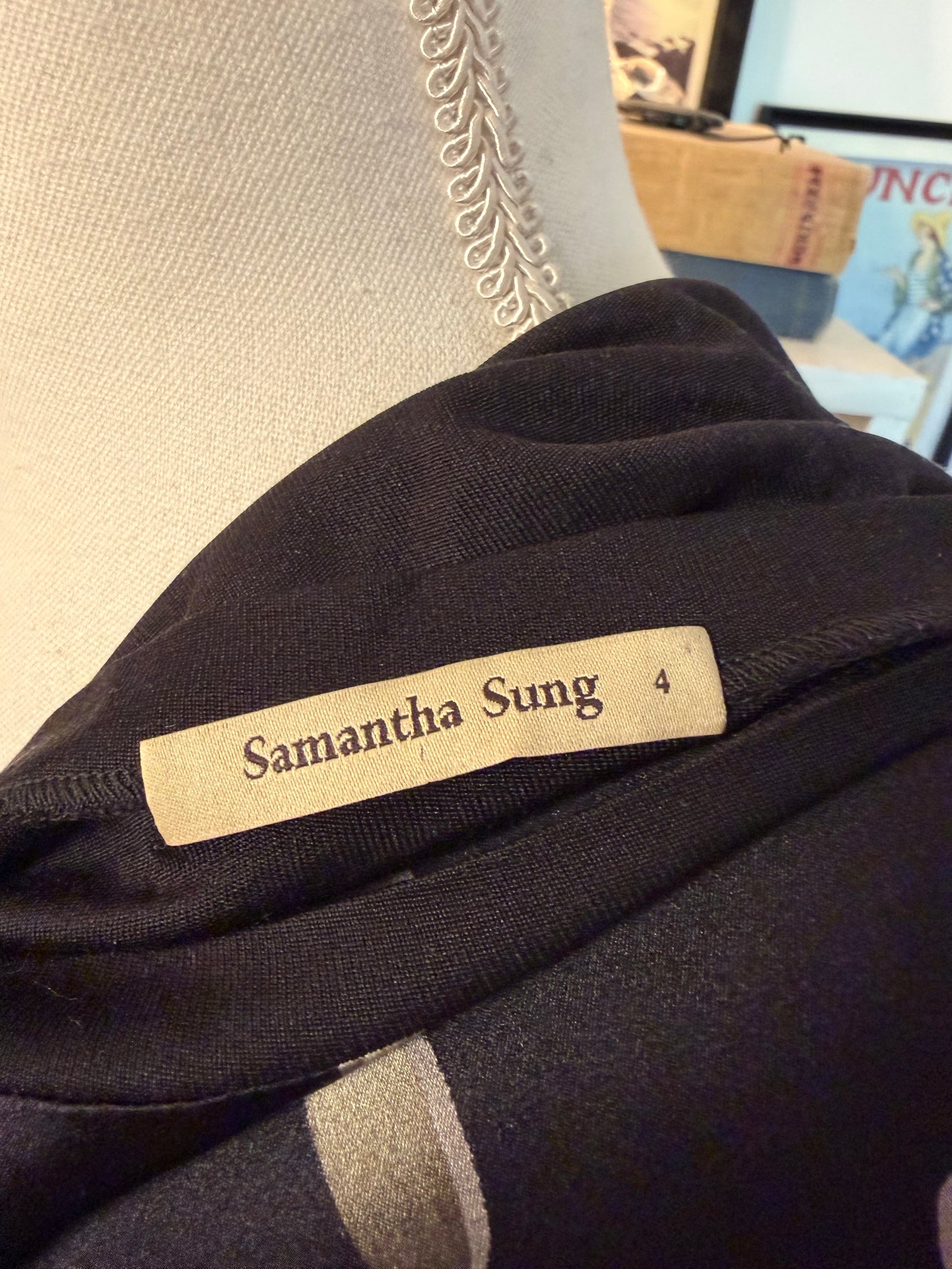Samantha Sung patterned silk dress