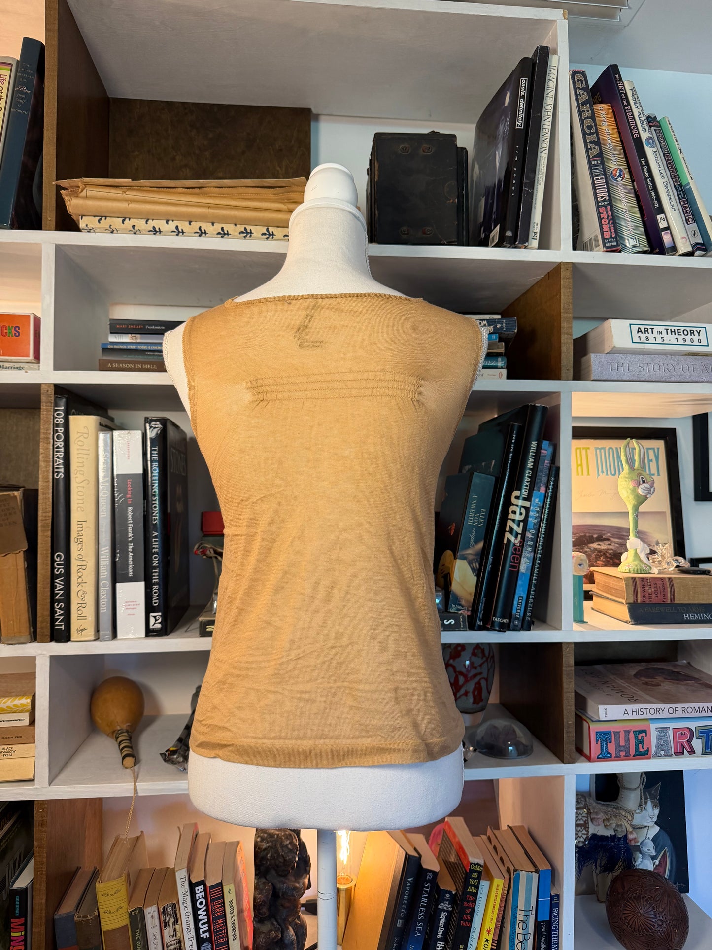 ANTIPAST mesh striped tank
