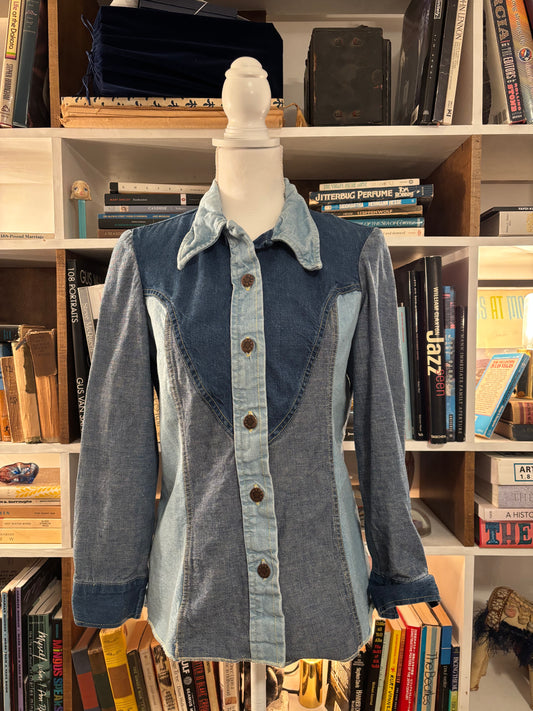 1970's Vintage Denim Shirt