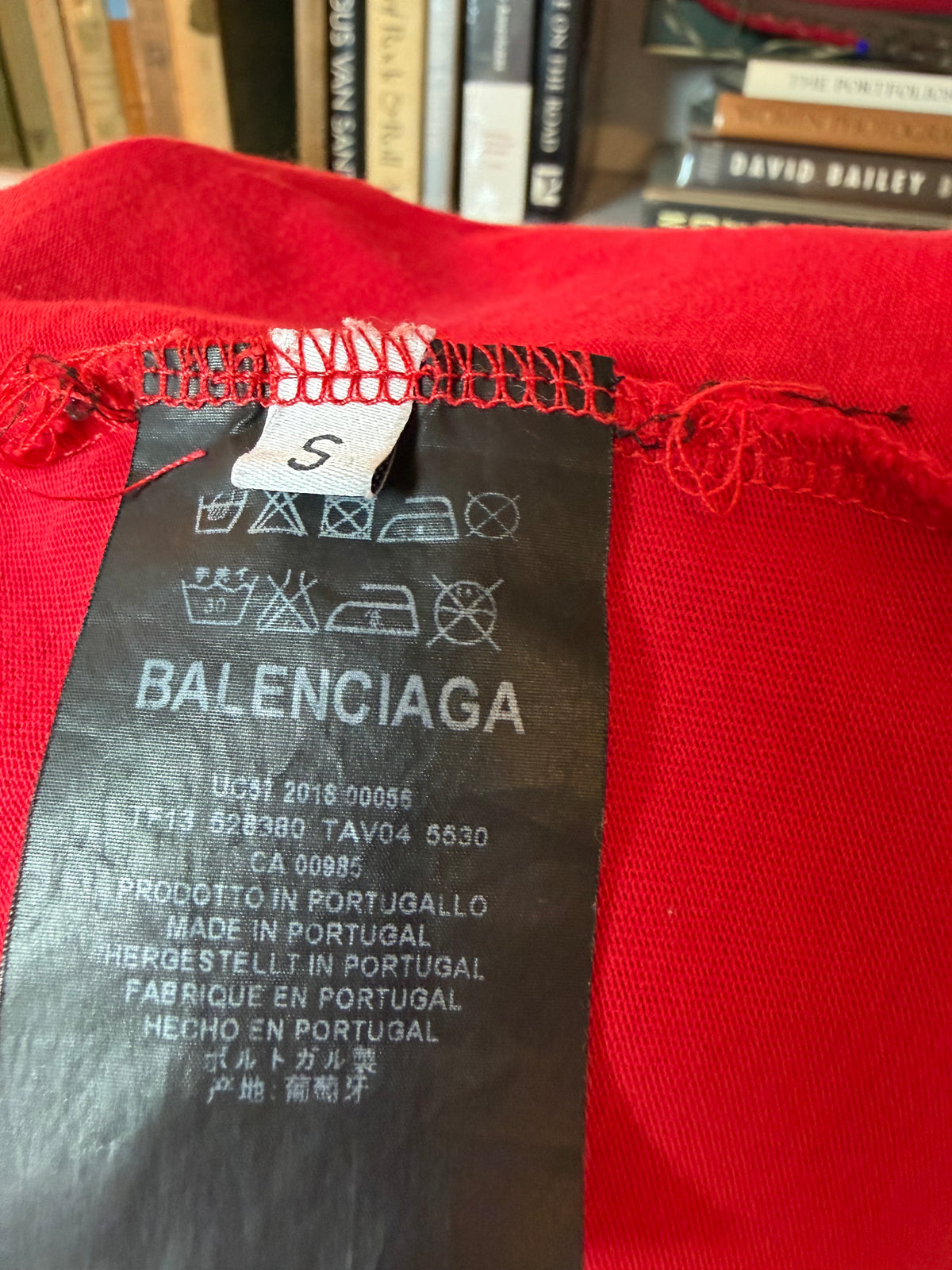 Balenciaga x World Food Programme WFP Red Logo T-Shirt