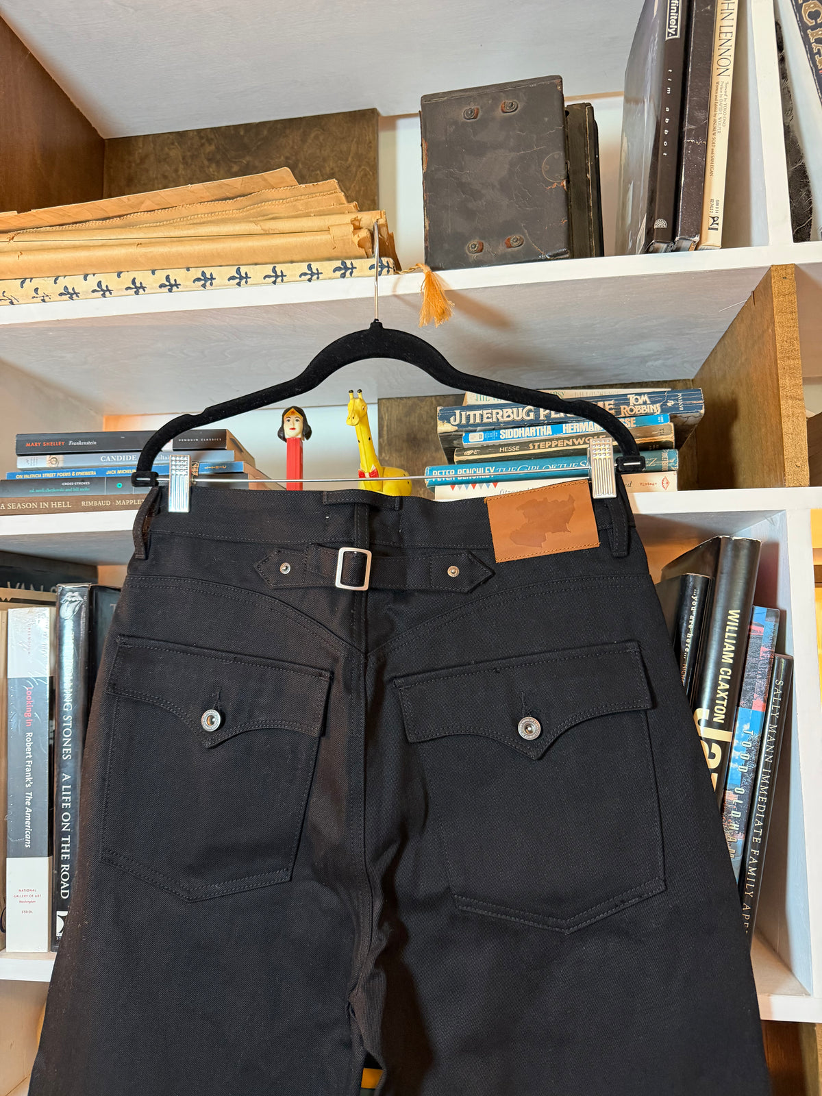 Timeless Galleria Mich Jet Black Straight Leg Jeans 32