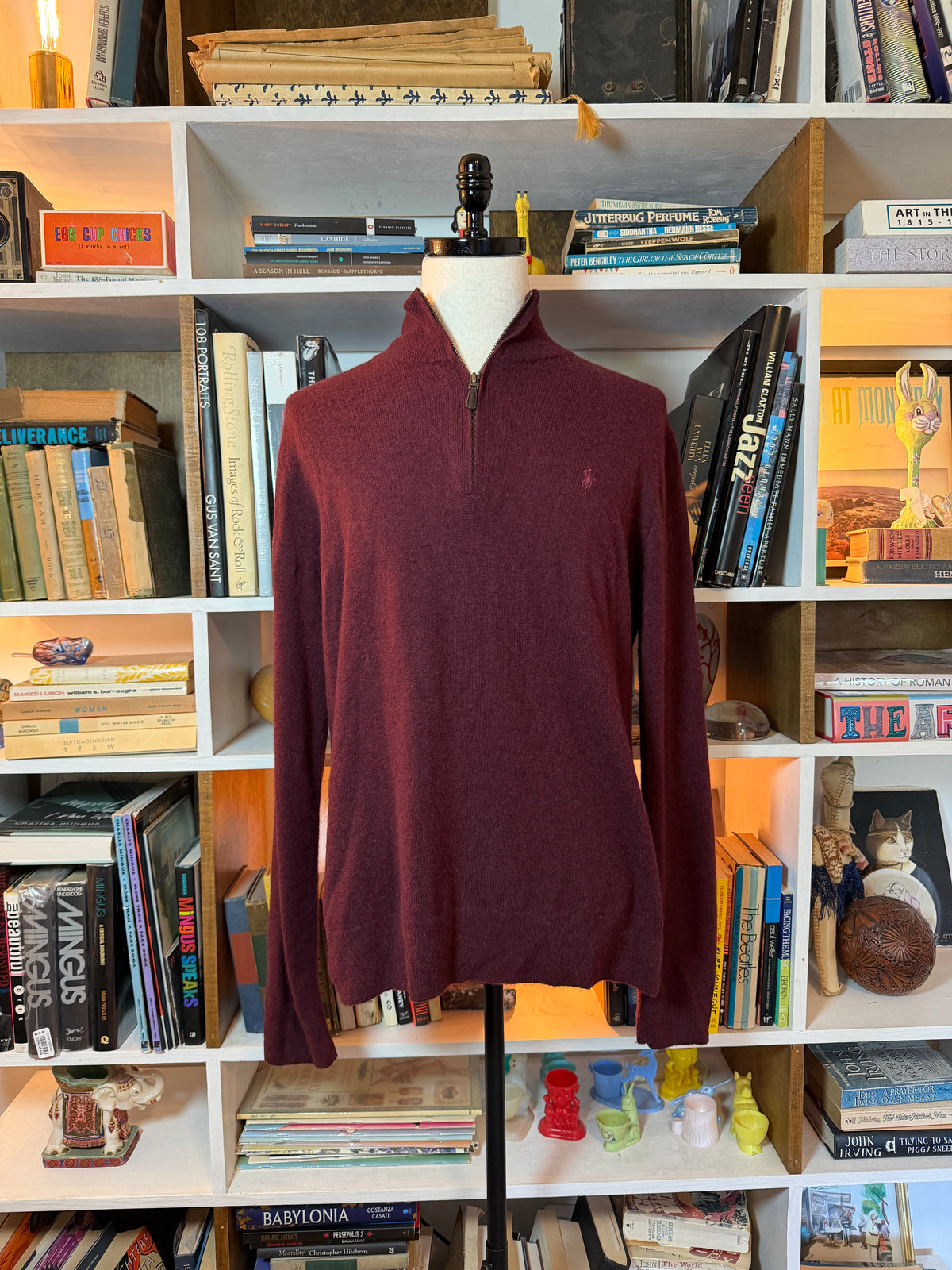 Polo Ralph Lauren Wool Zip Up L