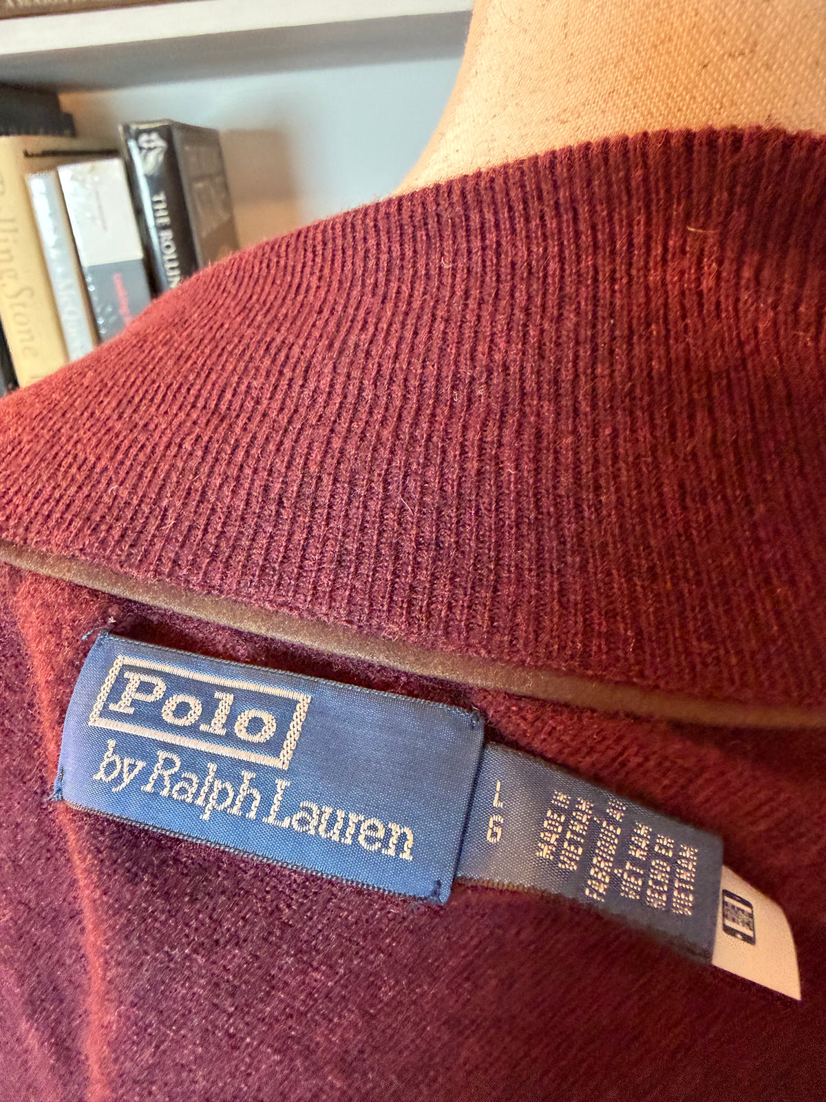 Polo Ralph Lauren Wool Zip Up L