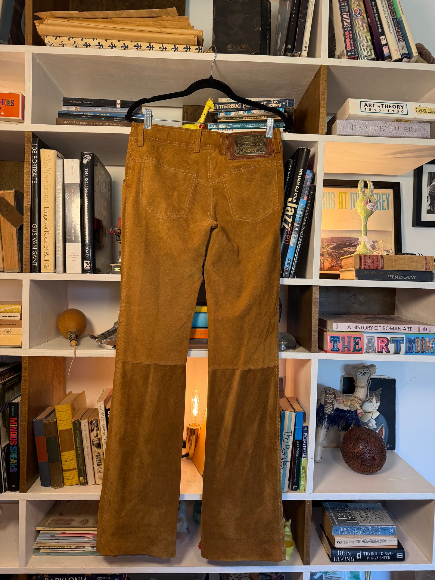 Dolce Gabbana Suede Pants