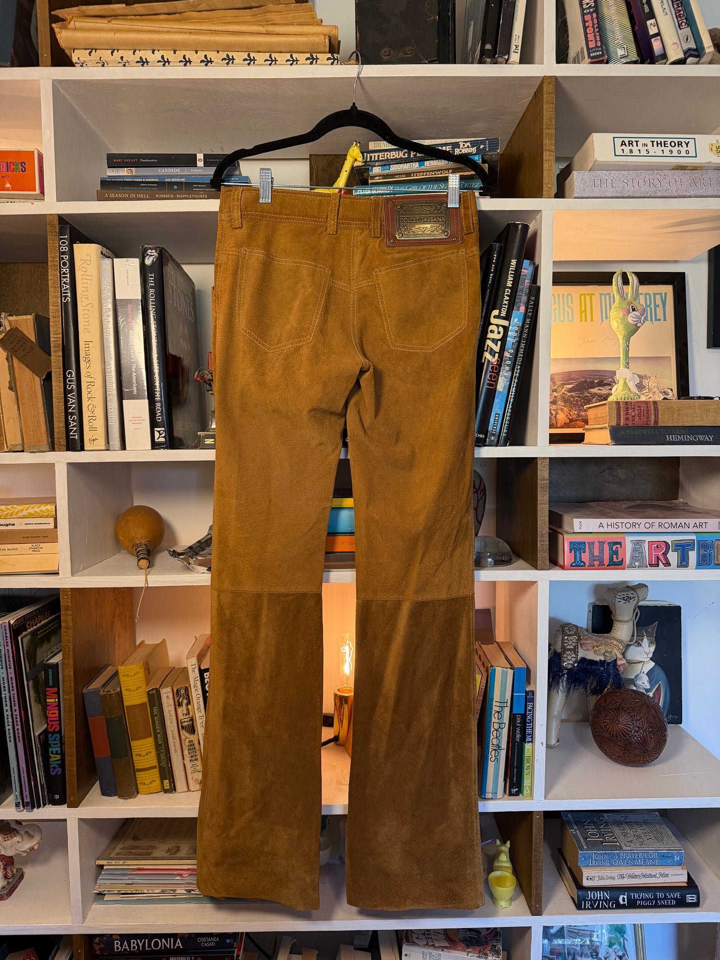 Dolce Gabbana Suede Pants