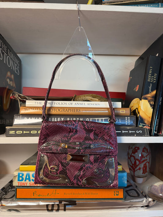 Miu Miu Vintage F/W 1999 Embossed Leather Bag