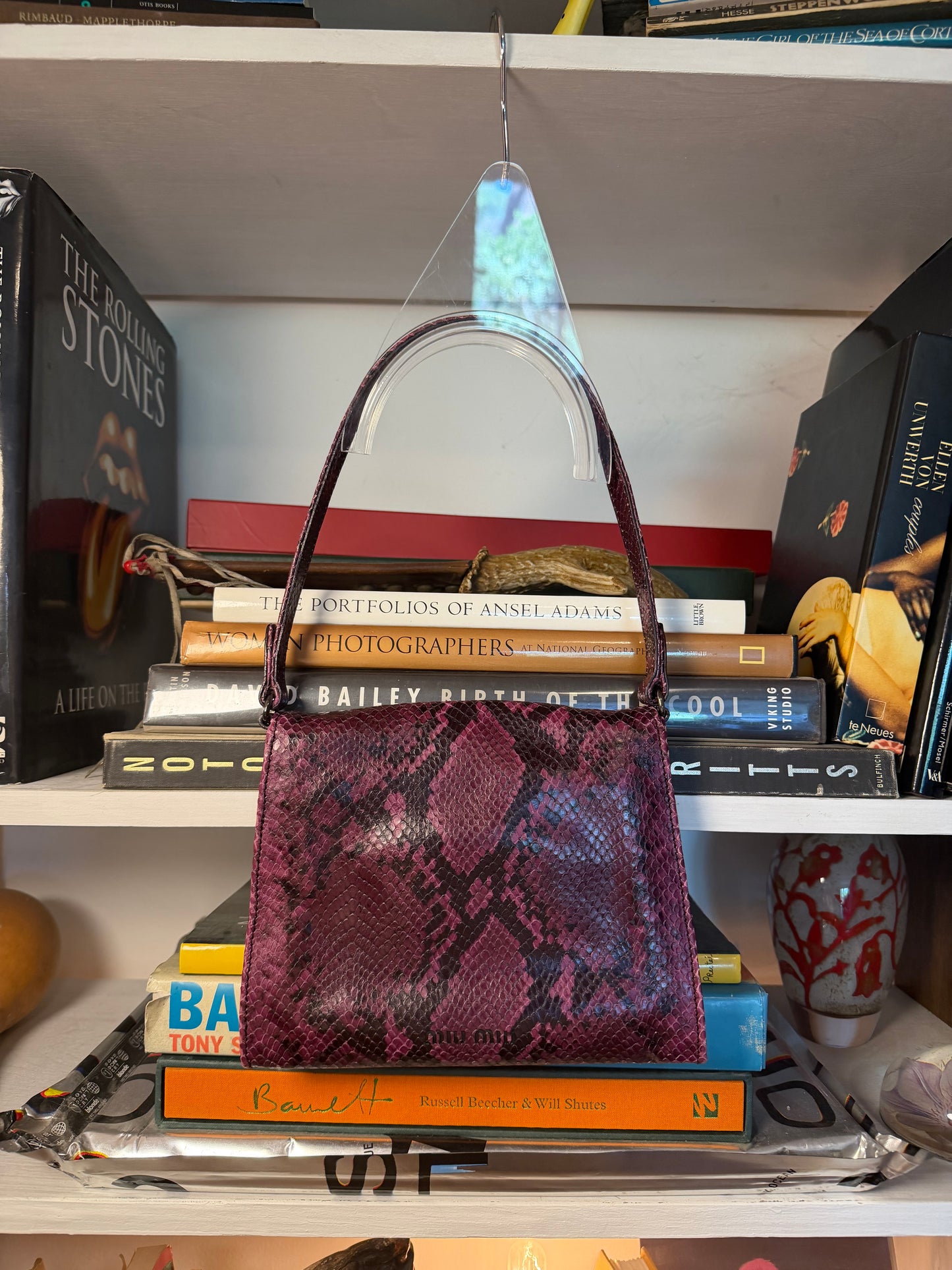 Miu Miu Vintage F/W 1999 Embossed Leather Bag