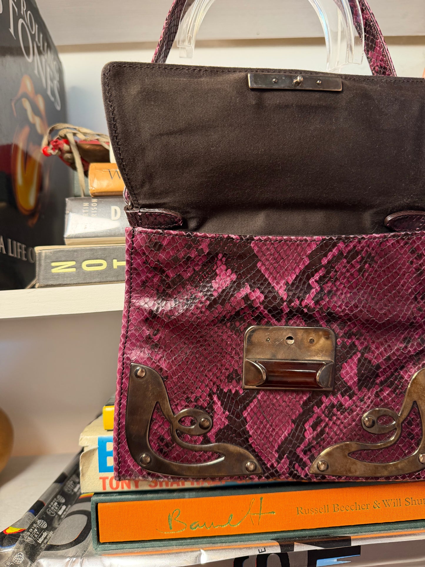 Miu Miu Vintage F/W 1999 Embossed Leather Bag