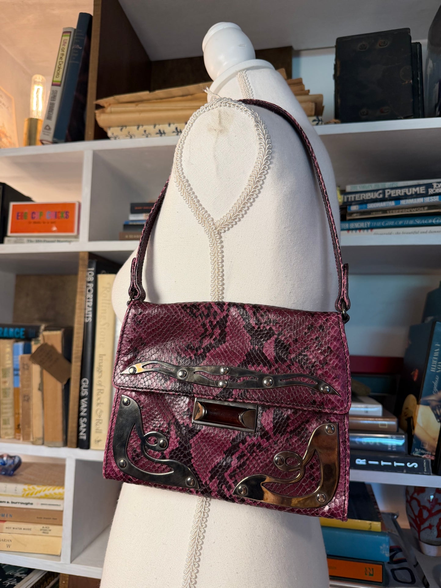 Miu Miu Vintage F/W 1999 Embossed Leather Bag
