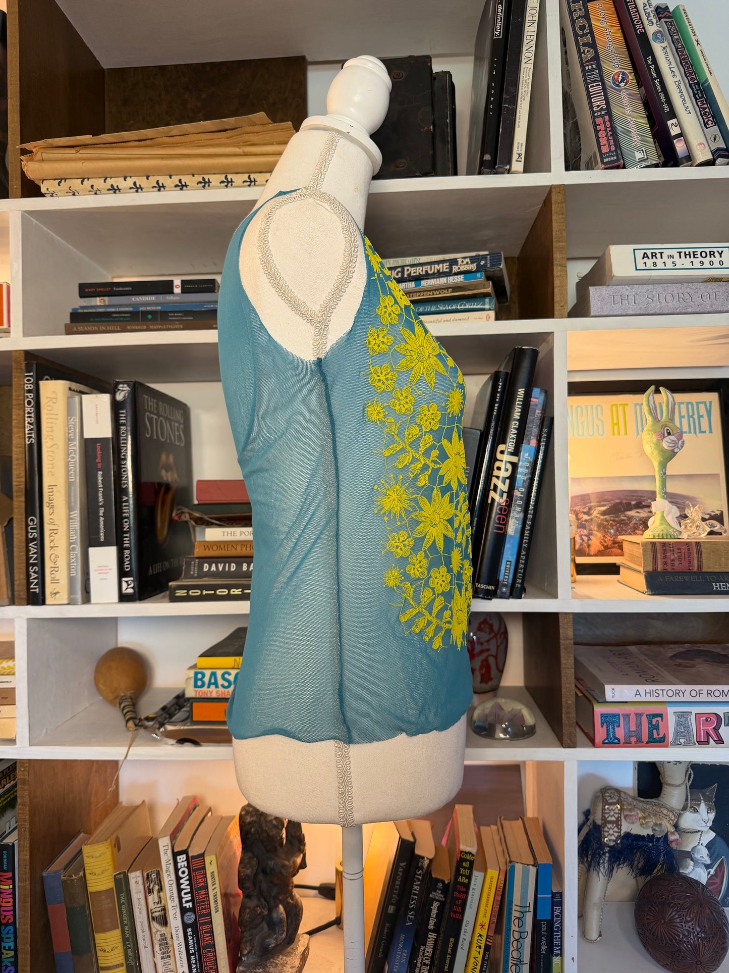 ANTIPAST embroidered mesh tank