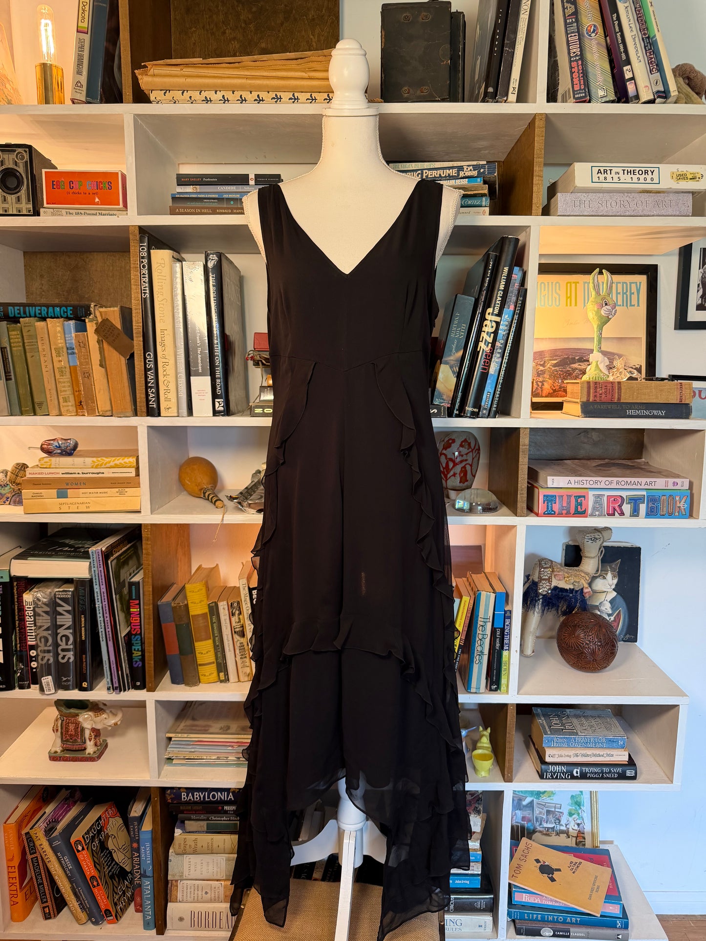 Elizabeth & James Silk Ruffle Dress
