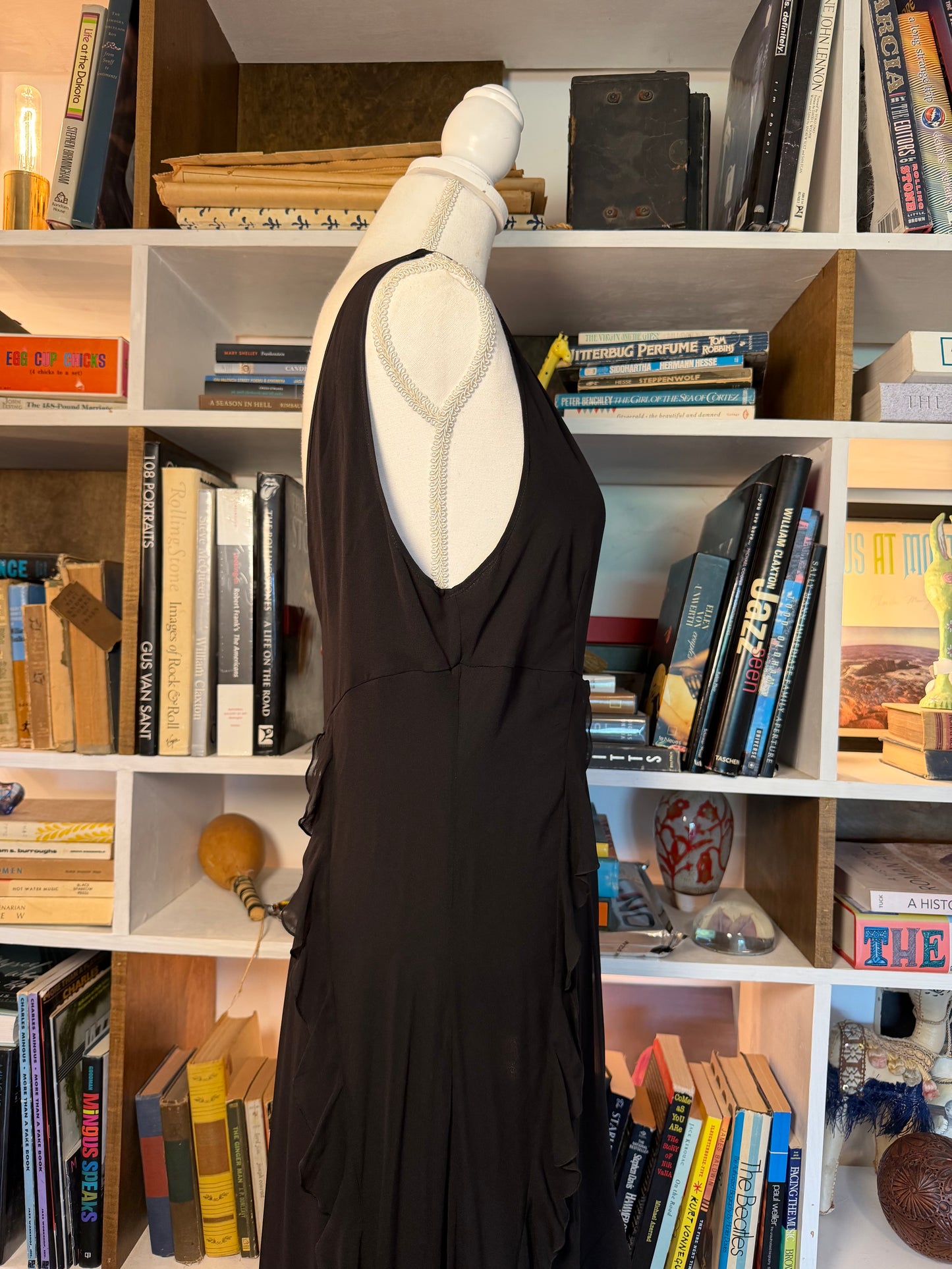 Elizabeth & James Silk Ruffle Dress