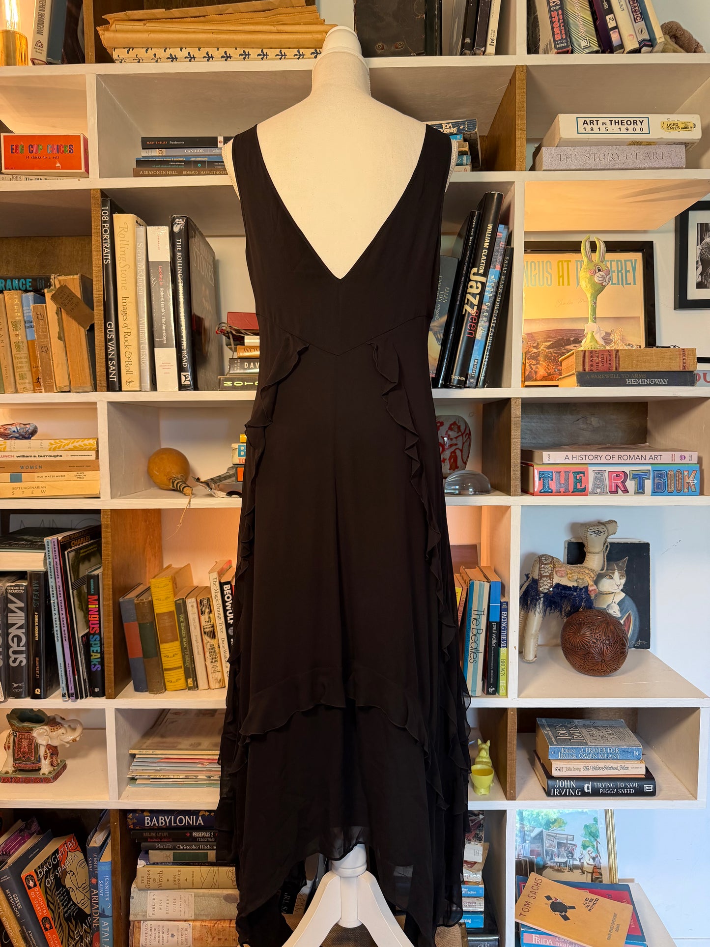 Elizabeth & James Silk Ruffle Dress