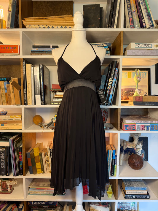 Prada Pleated Chiffon Dress