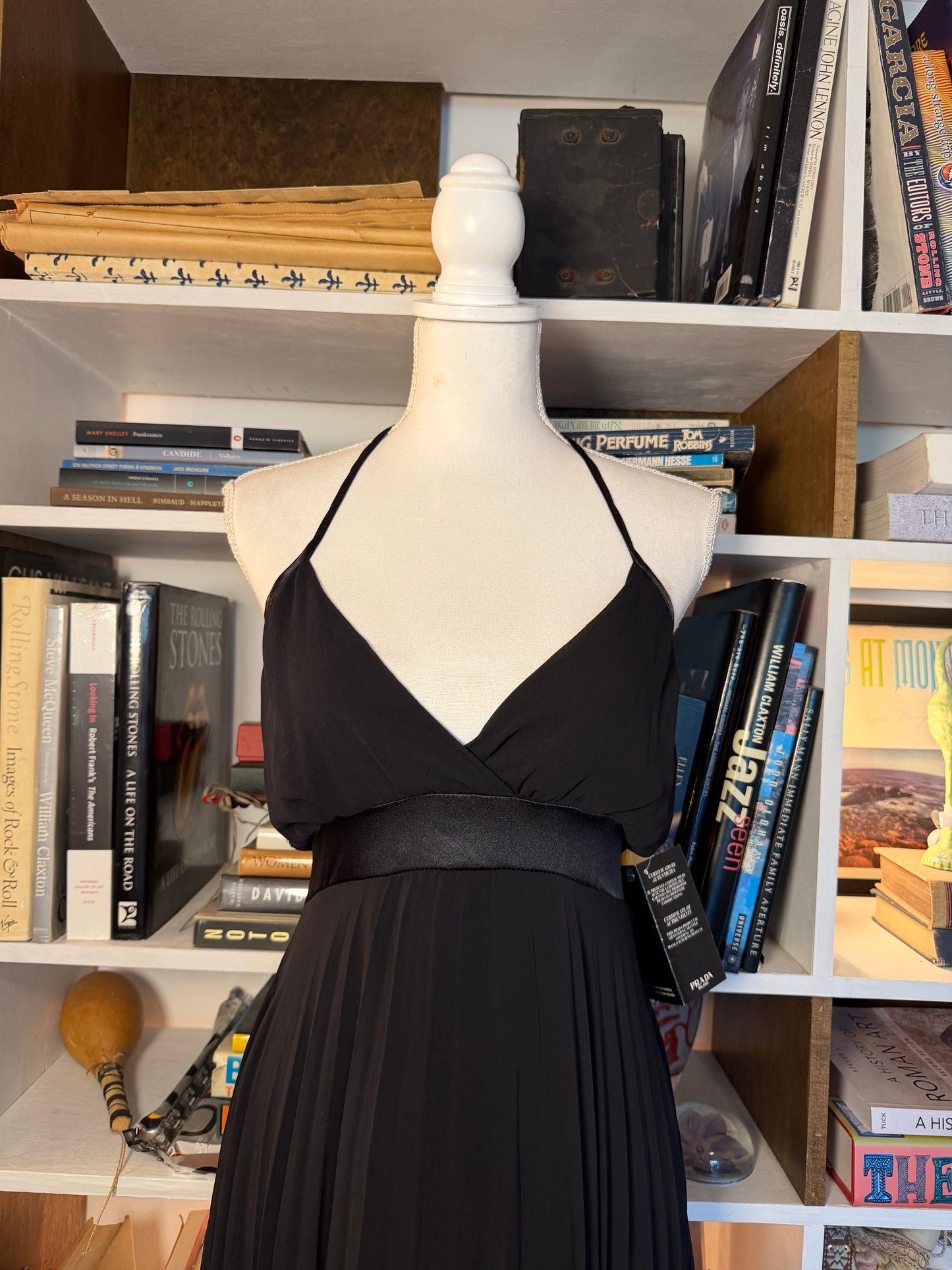 Prada Pleated Chiffon Dress