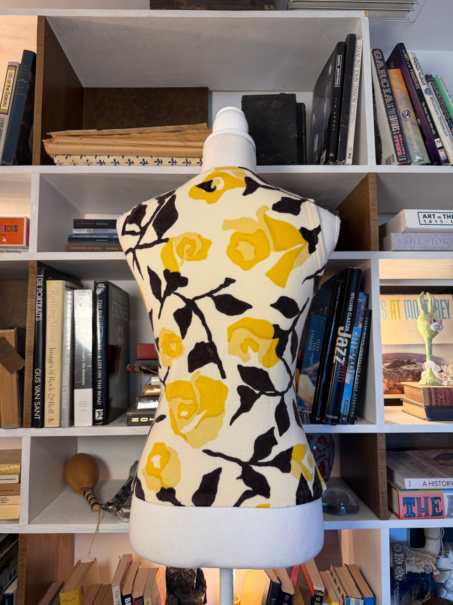Ann Louise Roswald Cashmere Floral Top