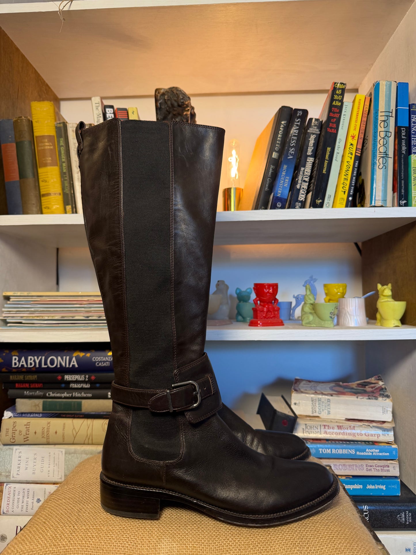 Via Spiga Leather Riding boots 39