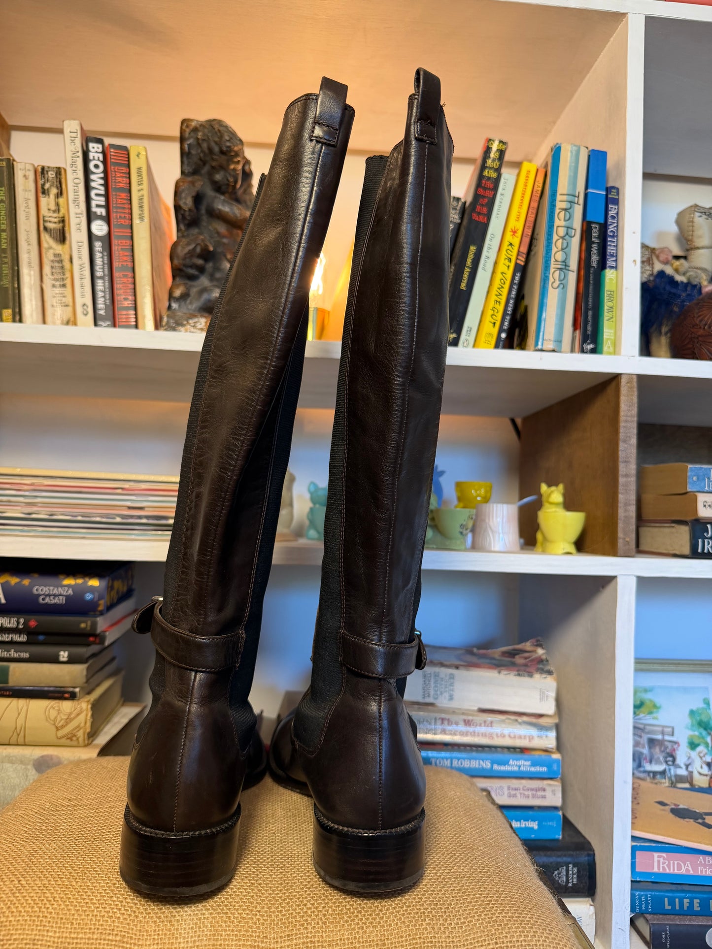 Via Spiga Leather Riding boots 39