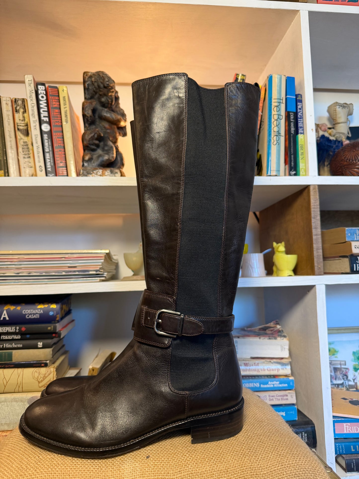 Via Spiga Leather Riding boots 39