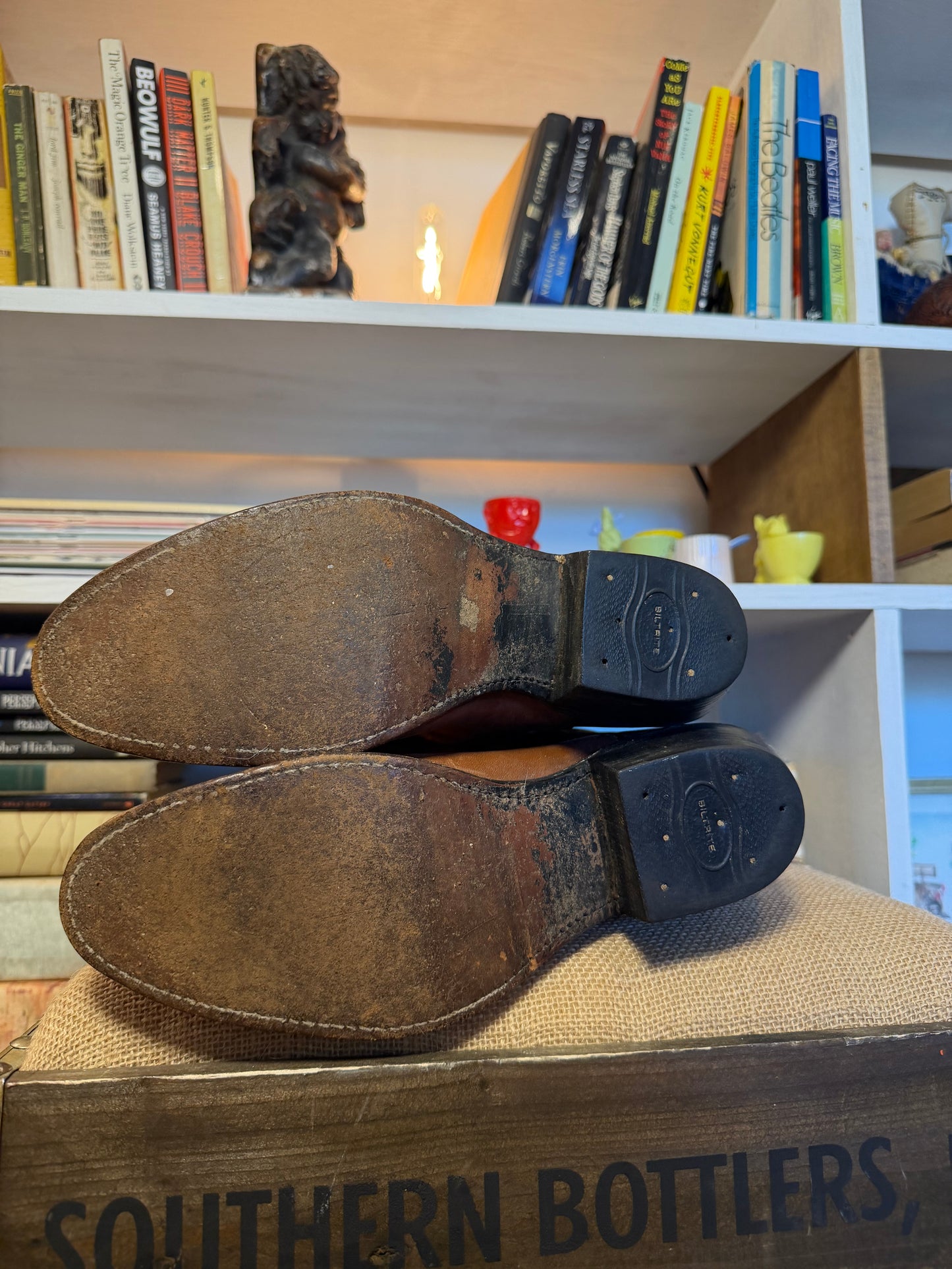 The Tackeria Vintage Mule Cowboy Boots 9.5