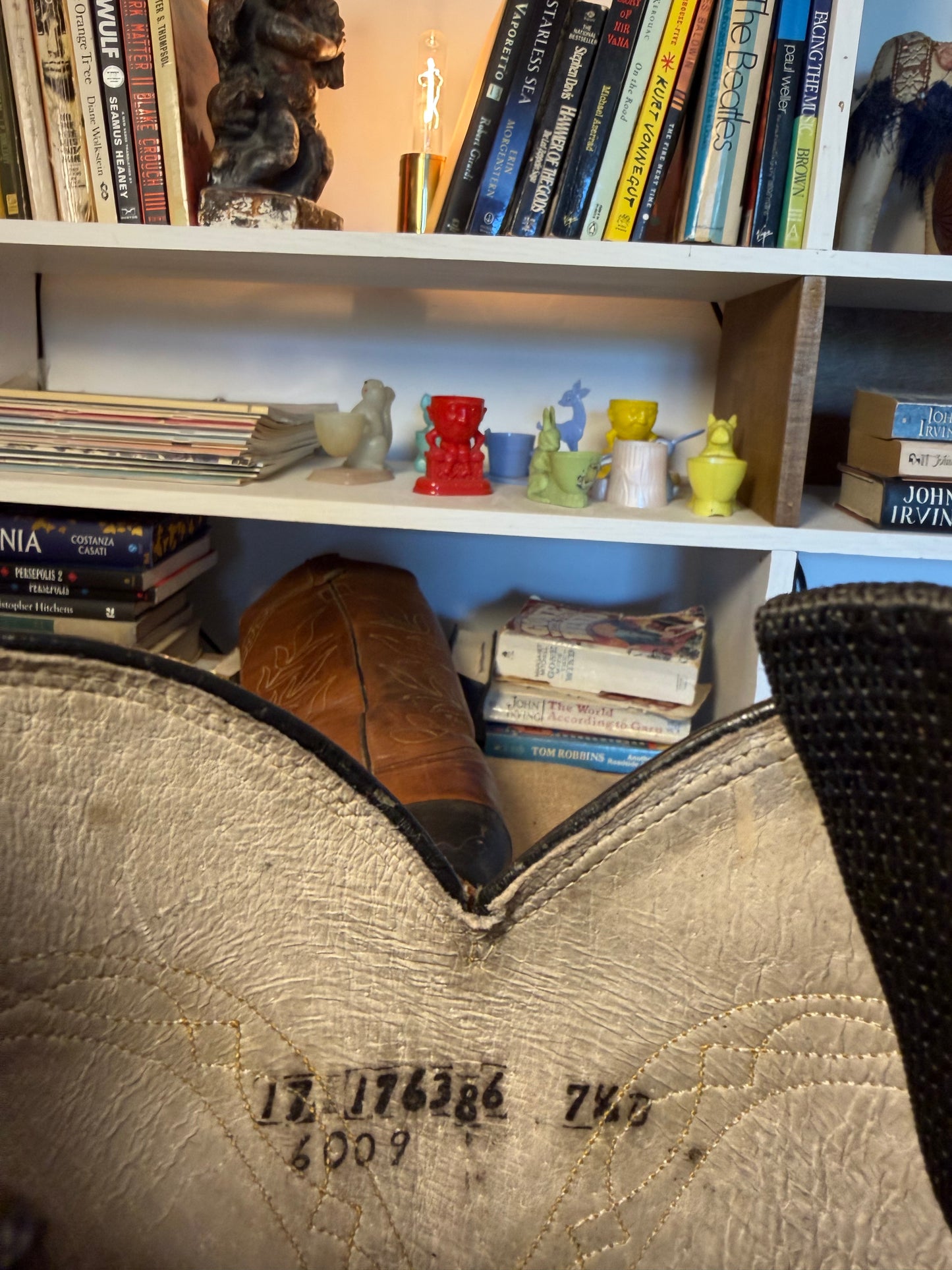 The Tackeria Vintage Mule Cowboy Boots 9.5