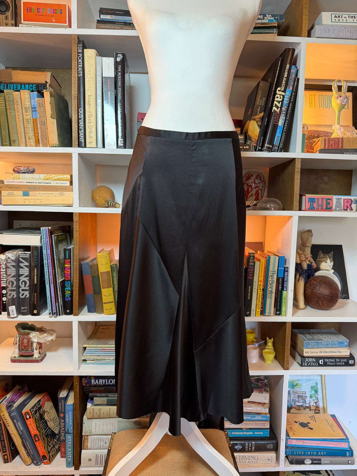 TSE Black Silk Skirt 6