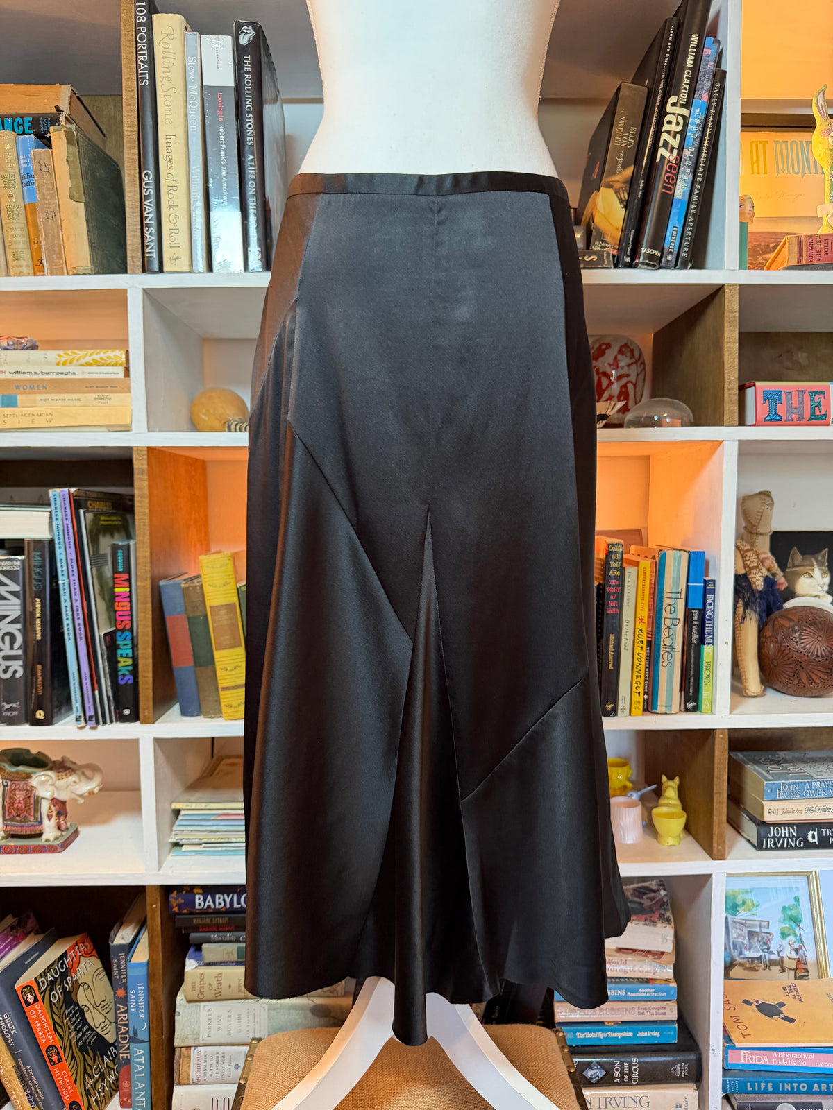 TSE Black Silk Skirt 6